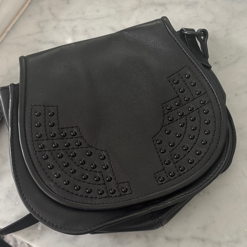 Elegant Black Studded Women's Bag